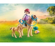 Playmobil - Child with Pony and foal (71498)