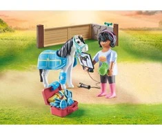 PLAYMOBIL HORSES OF WATERFALL Žirgų terapeutas 71497