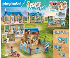 Konstruktorius Playmobil Waterfall Ranch 71351, plastikas