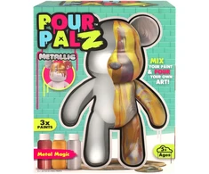 Pour Palz DIY dažomas meškiukas – Metalinis spindesys