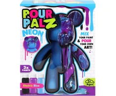 Pour Palz DIY dažomas meškiukas – Neoninis