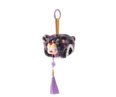 REBEL BEAR Pliušinis pakabutis „Good Luck“, 8 cm
