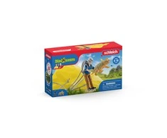 Schleich Rinkinys - Dinozaurų Gelbėjimas Parašiutu