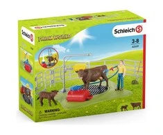SCHLEICH FARM WORLD Karvių prausimo stotis