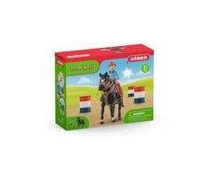 SCHLEICH „Naminiai gyvūnai“ Rinkinys - Kaubojė ant žirgo