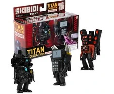 SKIBIDI TOILET Figūrėlių rinkinys TITAN, 3 vnt.