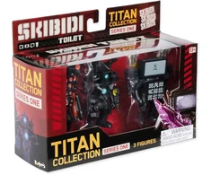 SKIBIDI TOILET Figūrėlių rinkinys TITAN, 3 vnt.