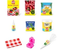 SLIME MART Kūrybinis gleivių rinkinys „Fruit Tart“