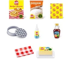 SLIME MART Kūrybinis gleivių rinkinys „Waffles“