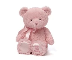 GUND Mano pirmasis pliušinis meškutis, rožinis, 45 cm
