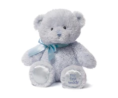 GUND Mano pirmasis pliušinis meškutis, mėlynas, 38 cm