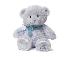 GUND Mano pirmasis pliušinis meškutis, mėlynas, 45 cm