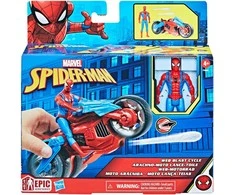 Hasbro SPIDER-MAN Transporto priemonė su figūrėle, 10 cm