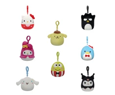 SQUISHMALLOWS HELLO KITTY W20 Prisegamas pliušinis žaislas, 8 cm