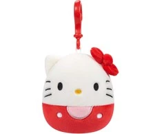 SQUISHMALLOWS HELLO KITTY W20 Prisegamas pliušinis žaislas, 8 cm
