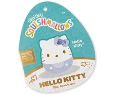 SQUISHMALLOWS HELLO KITTY W21 Pliušinis žaislas EMBOSSED BOWS, 20 cm