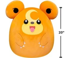 SQUISHMALLOWS POKEMON pliušinis žaislas Teddiursa, 50 cm