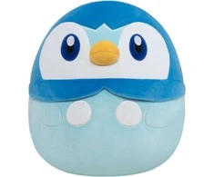 SQUISHMALLOWS Pokemon pliušinis žaislas Piplup, 35 cm