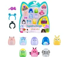 Squishmallows SQUISHMALLOWES SQUISH-A-LONGS Herojai, 8 vnt., 2,5 cm
