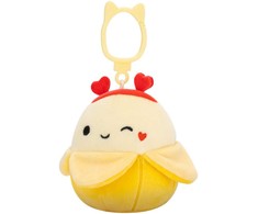 SQUISHMALLOWS Valentino dienos prisegamas pliušinis žaislas, 8 cm