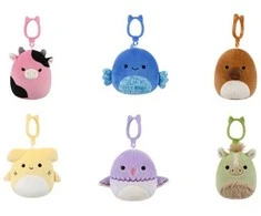 SQUISHMALLOWS W25 Prisegamas pliušinis žaislas, 8 cm