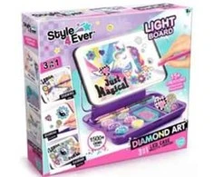 Canal Toys STYLE 4 EVER Rinkinys LED lagaminėlyje „Deimantų menas“