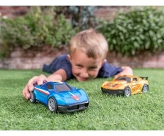 TEAMSTERZ Automobilis su šviesomis, 12,5 cm