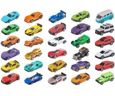 TEAMSTERZ Gatvės automobiliai, 5 vnt., 7,5cm