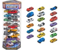 TEAMSTERZ Gatvės automobilių rinkinys, 7 cm, 20 vnt.