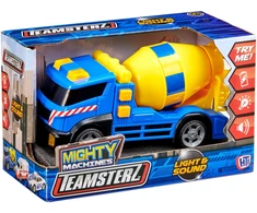 TEAMSTERZ MIGHTY MACHINES Betono maišyklė su šviesomis ir garsais, 12,5 cm