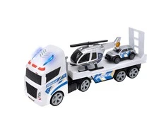 TEAMSTERZ Transporteris su policijos automobiliu ir sraigtasparniu