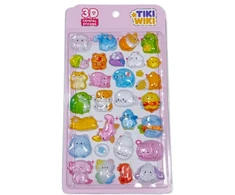 TIKI WIKI 3D lipdukų rinkinys - Crystal: Cute Animals