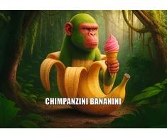 Trefl Dėlionė 200 vnt. - „Chimpanzini Bananini“