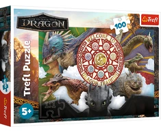 Trefl Dėlionė 100 vnt. - Drakonai