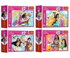 TREFL DISNEY PRINCESS mini dėlionė „Princesės“ 54 det.