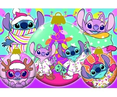 TREFL DISNEY STITCH Dėlionė „Kalėdos“, 100 det.