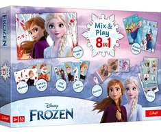 TREFL FROZEN 8in1 Mix&amp;play stalo žaidimų rinkinys