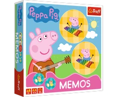 Trefl Stalo žaidimas Memo "Kiaulytė Pepa“