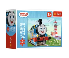 Trefl dėlionė 20x4 vnt. - Traukinukas Tomas