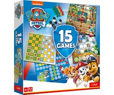 TREFL PAW PATROL 15 in 1 žaidimas „Šuniukai-patruliai“