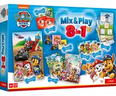 TREFL PAW PATROL 8in1 Mix&amp;play stalo žaidimų rinkinys