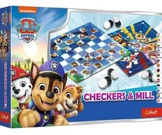 TREFL PAW PATROL Žaidimas „Šaškės ir malūnas“