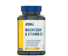 Applied Nutrition Magnesium &amp; Vitamin D3 60 kaps.