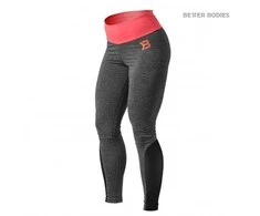 Better Bodies BB Shaped Tights (Anthracite melange/coral) (S Dydis)