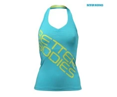 Better Bodies Halterneck Tank Top (Aqua/Mėlyna) (M Dydis)