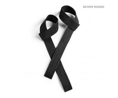 Better Bodies Leather Lifting Straps (diržai štangai kelti) (Juodas)