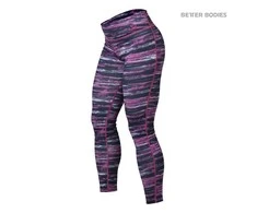 Better Bodies Printed Tights (Juodas/Rožinė) (XS Dydis)