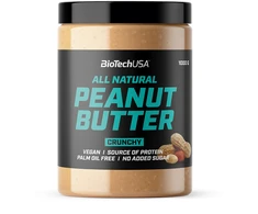 Biotech All Natural Peanut Butter, (žemės riešutų kremas) 1000 g (Kreminis)