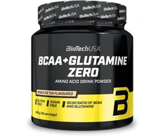 Biotech BCAA + Glutamine Zero 480 g. (Apelsinų skonis)