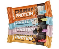 Biotech Chunky Protein Bar 50 g. (Triple Chocolate skonis )